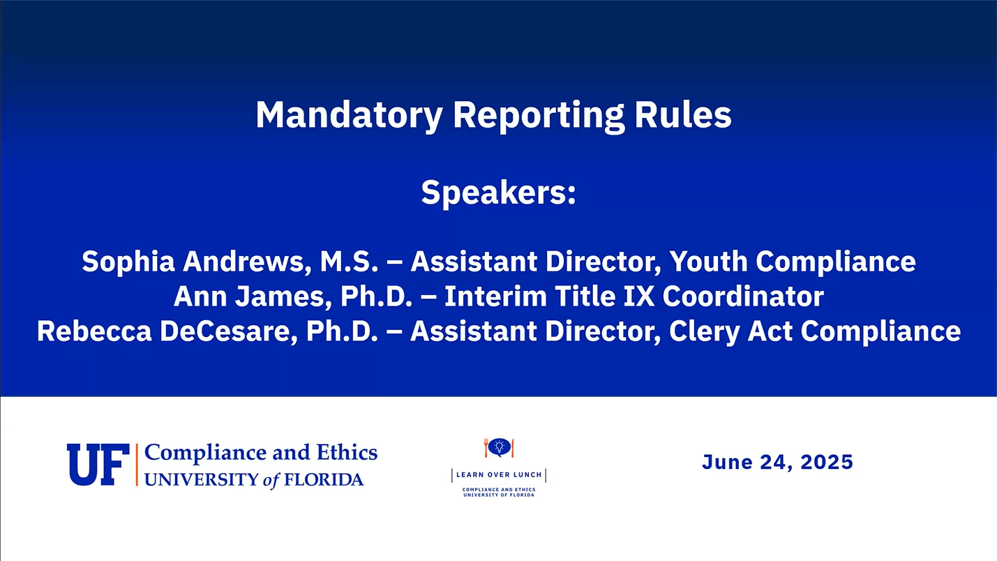 Play Video about The Inside Scoop on Mandatory Reporting Rules pt.1
